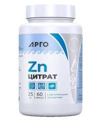 Цинк цитрат Арго 60 шт. капс. 25 мг