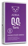 Линзы контактные, Adria (Адрия) 6 шт Торик О2О2 торические мягкие 30 дней силикон-гидрогелевые ежемесячные bc 8.6 -1.75/030 (-5.25)