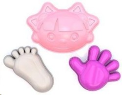 Игрушка формочки девочка ладошка пяточка