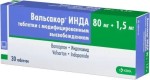 Вальсакор-инда, таблетки с модифицированным высвобождением 80 мг+1.5 мг 30 шт