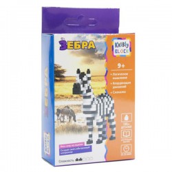 Игрушка Kribly Boo Зебра конструктор 185 деталей