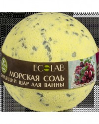 Шар для ванны, Ecolab (Эколаб) 220 г Черная смородина и Клюква бурлящий