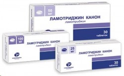 Ламотриджин Канон табл. 25 мг 30 шт.