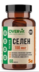 Селен OVERvit БАД 60 шт. капс. 100 мкг