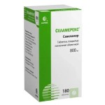 Селамерекс, таблетки покрытые пленочной оболочкой 800 мг 180 шт