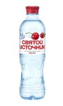 Вода питьевая, Святой источник 0.5 л негазированная вишня ПЭТ