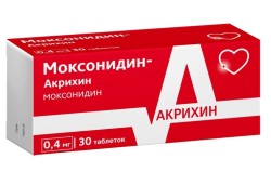 Моксонидин-Акрихин табл. п/о пленочной 0.4 мг 30 шт.