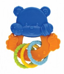 Игрушка-погремушка Курносики мишка