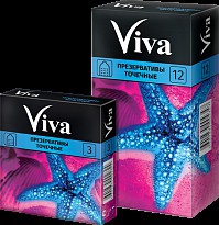 Презервативы Вива точечные 12 шт.