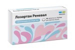 Лозартан Реневал, таблетки покрытые пленочной оболочкой 12.5 мг 30 шт